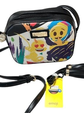 Emoji, Gorétt Launch Collaboration Crossbody Bag Womens NWT Graphic Print